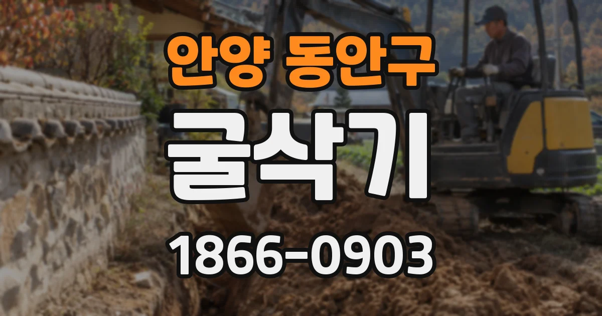 안양 동안구 굴삭기