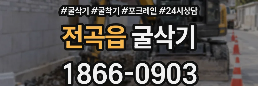 전곡읍 굴삭기