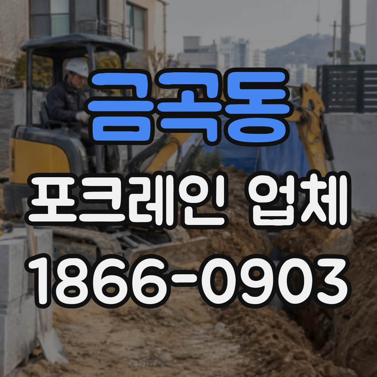 금곡동 포크레인 업체