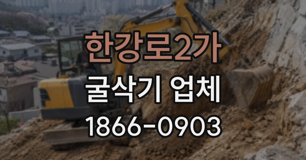 한강로2가 굴삭기 업체