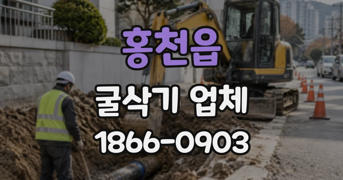 홍천읍 굴삭기업체