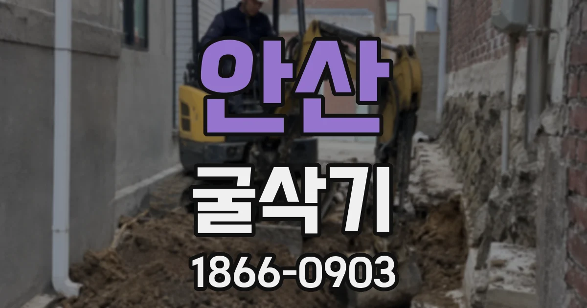 안산 굴삭기