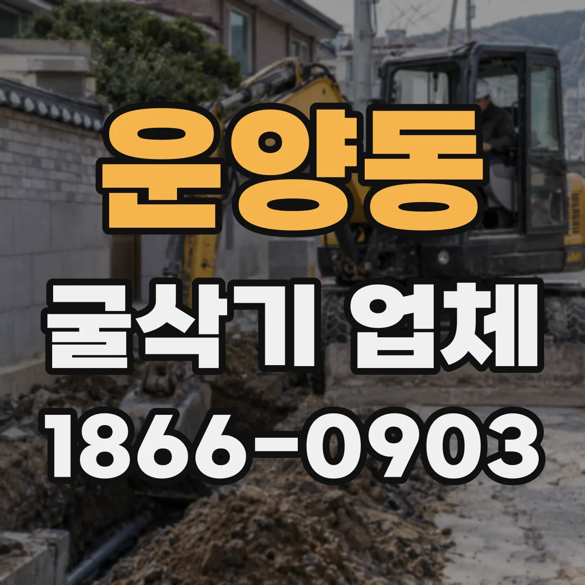 운양동 굴삭기 업체