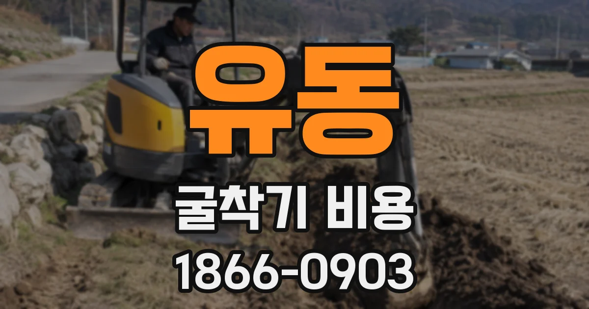 유동 굴착기 비용