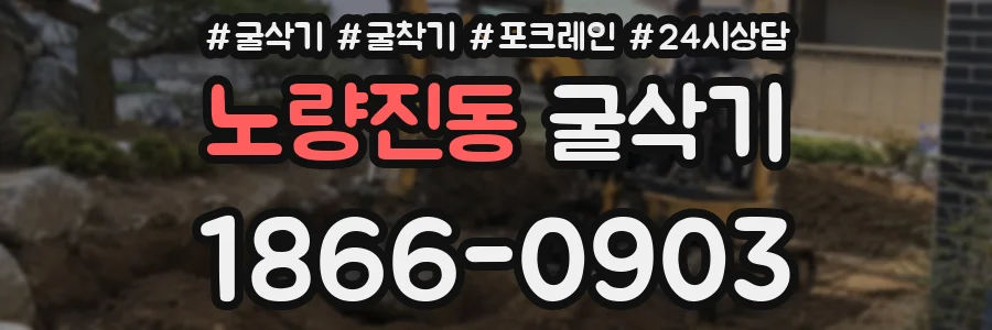 노량진동 굴삭기