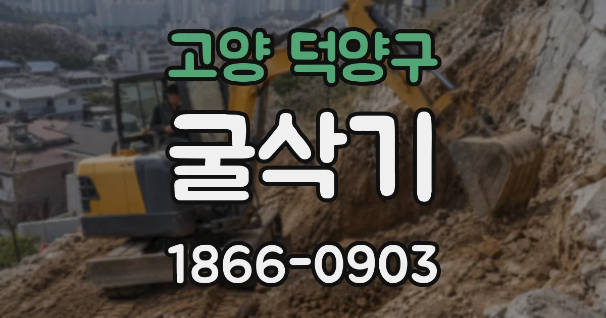 고양 덕양구 굴삭기