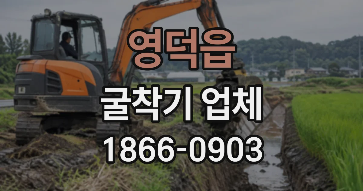 영덕읍 굴착기업체