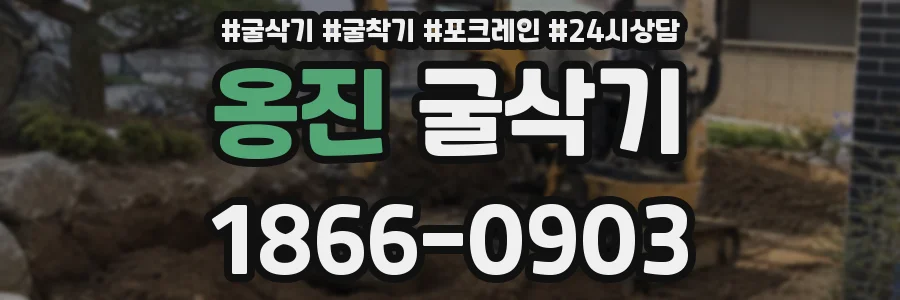 옹진 굴삭기