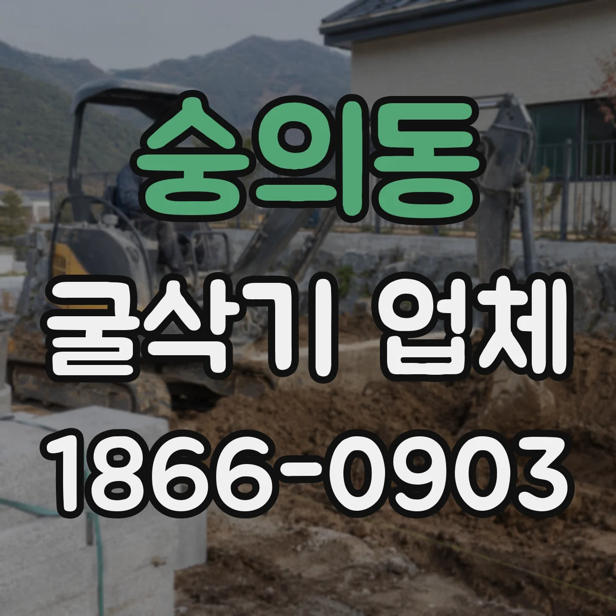숭의동 굴삭기 업체