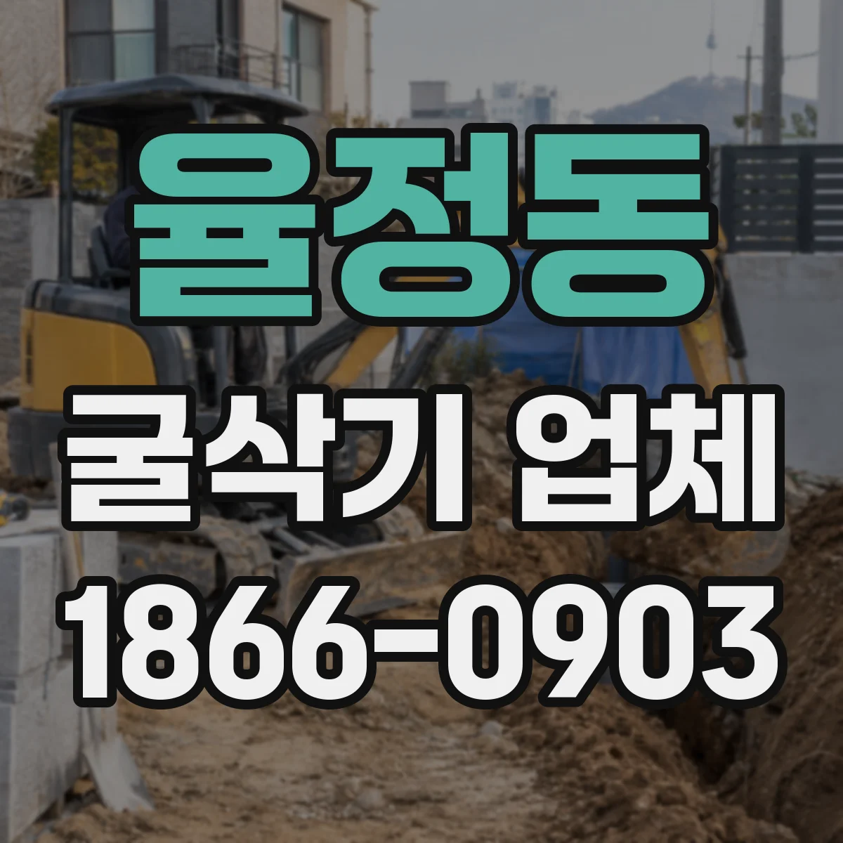 율정동 굴삭기 업체