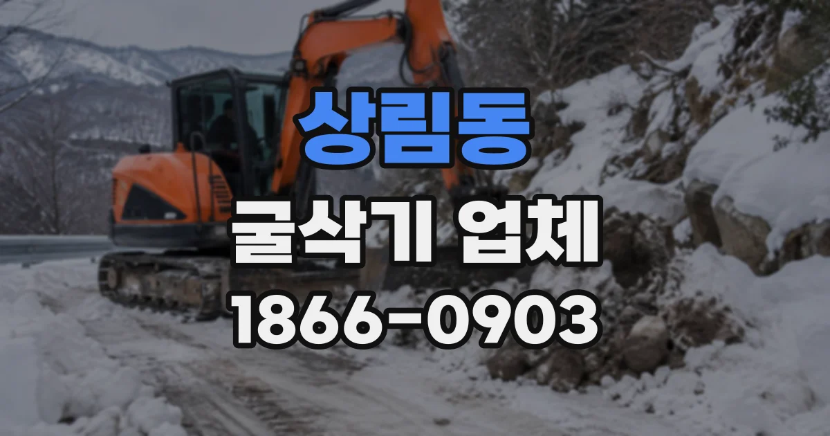 상림동 굴삭기업체