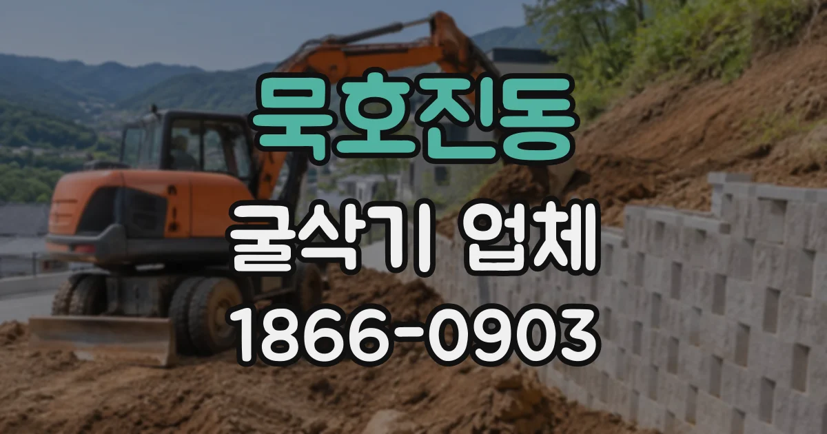 묵호진동 굴삭기업체