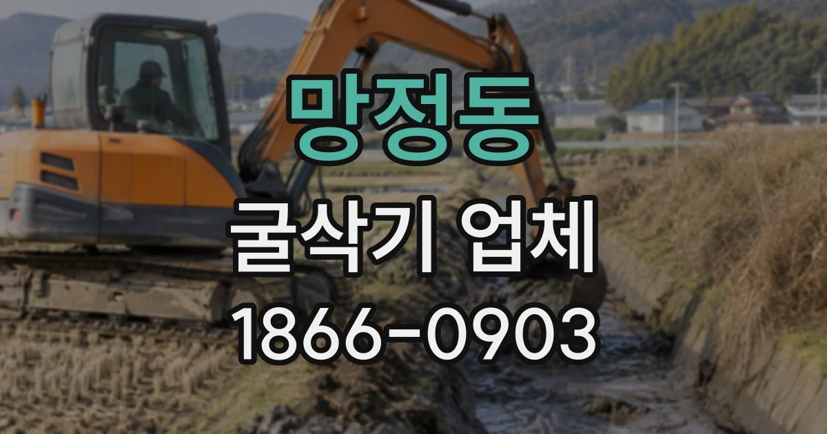 망정동 굴삭기업체