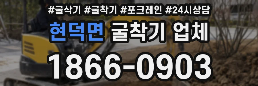 현덕면 굴착기 업체