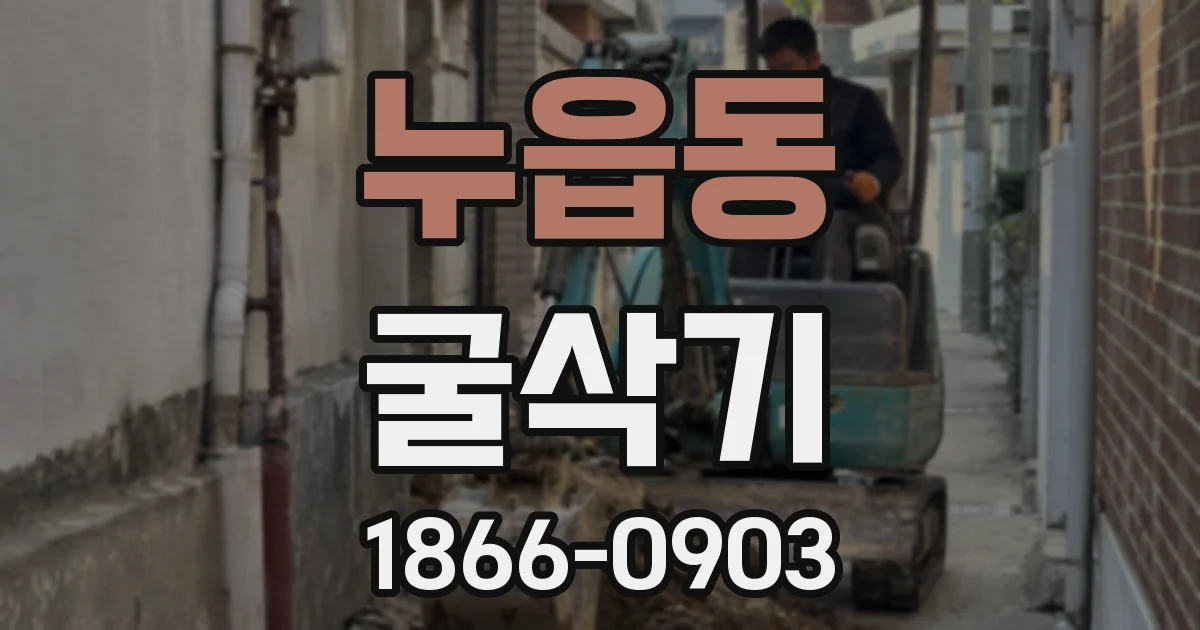 누읍동 굴삭기