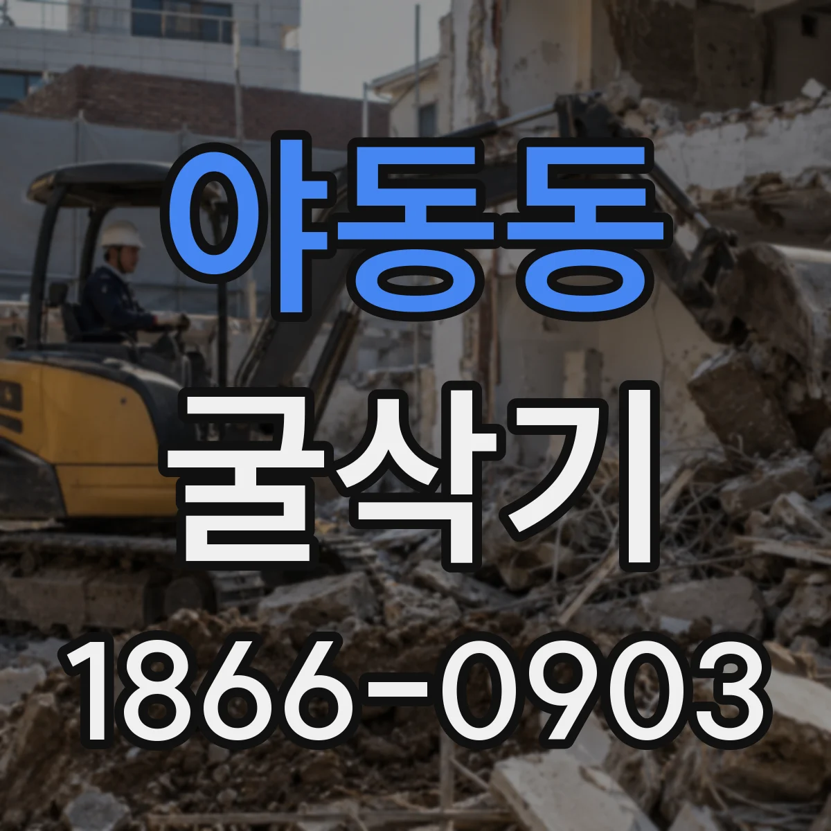 야동동 굴삭기