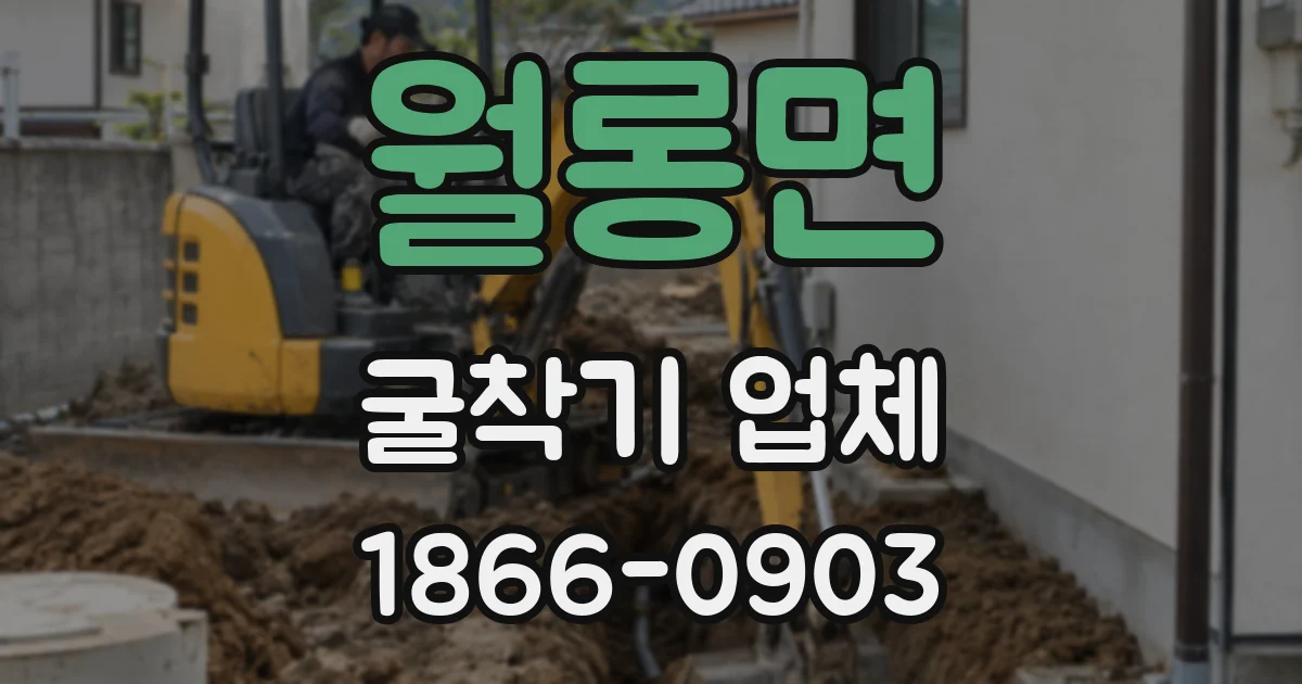 월롱면 굴착기 업체