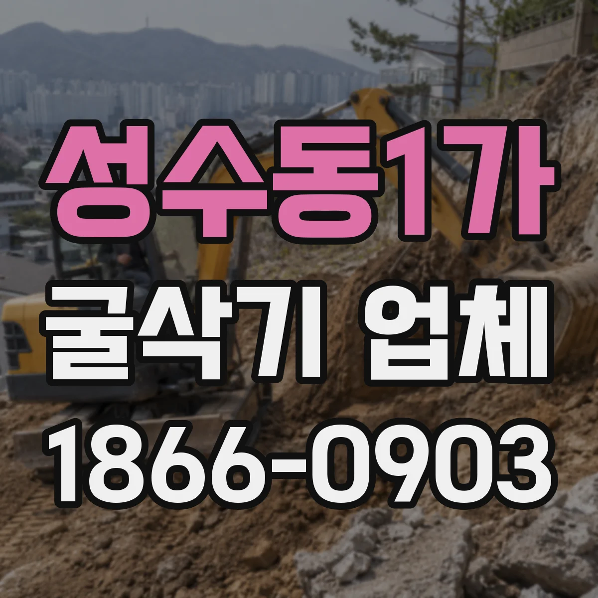 성수동1가 굴삭기 업체