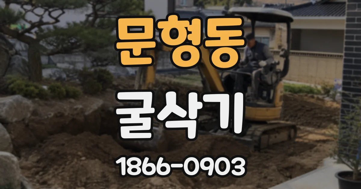 문형동 굴삭기