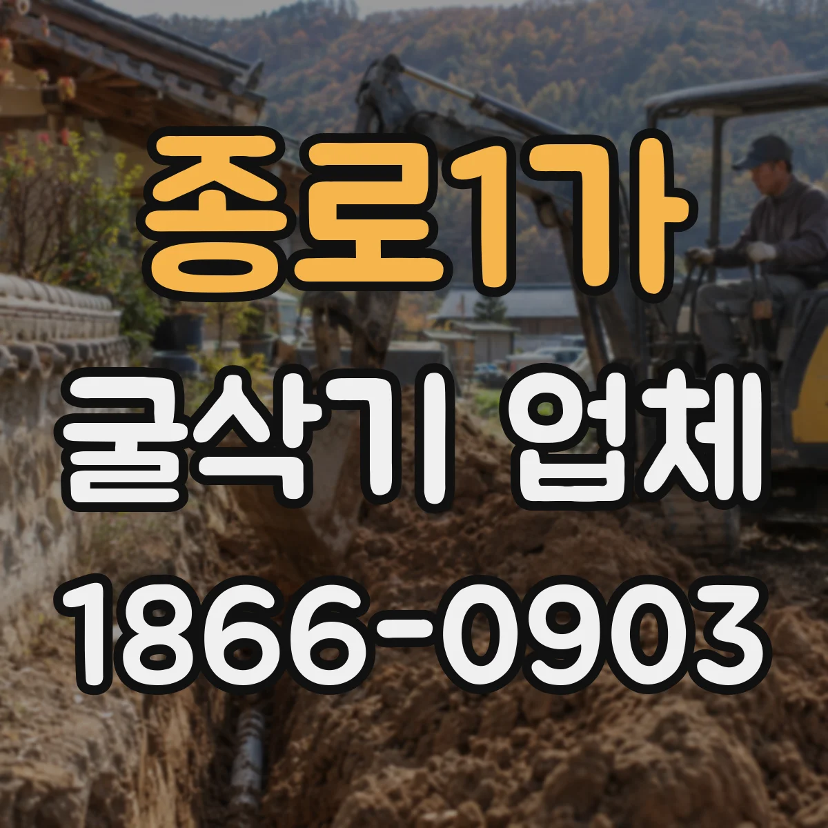 종로1가 굴삭기 업체