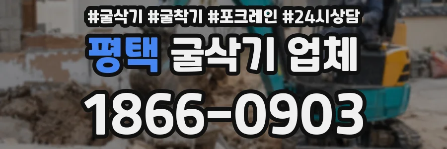 평택 굴삭기 업체