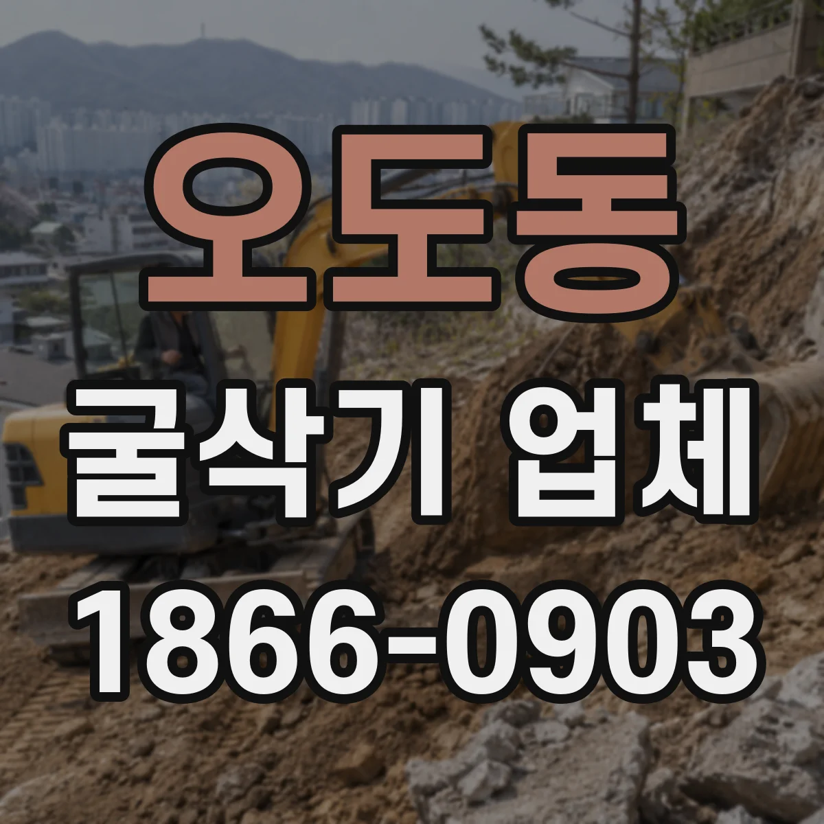 오도동 굴삭기 업체