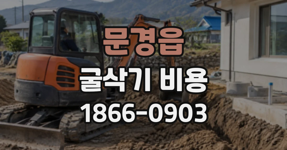 문경읍 굴삭기비용