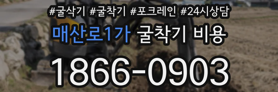 매산로1가 굴착기 비용
