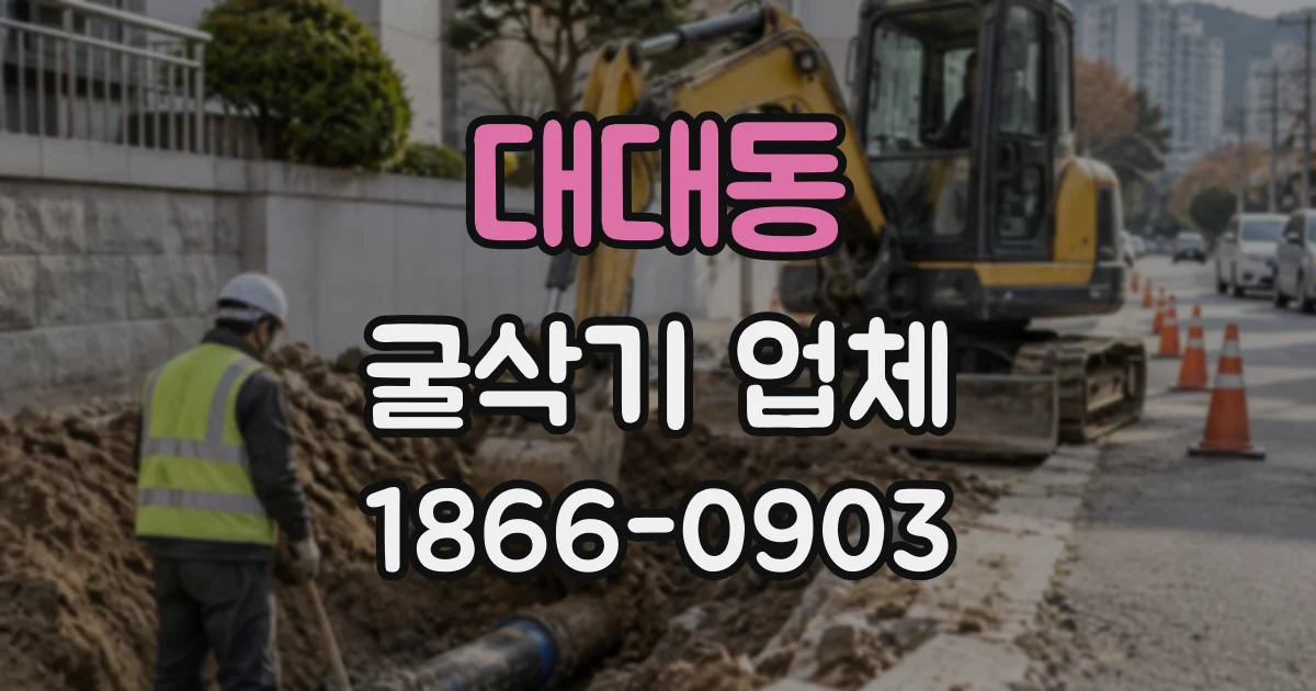 대대동 굴삭기업체