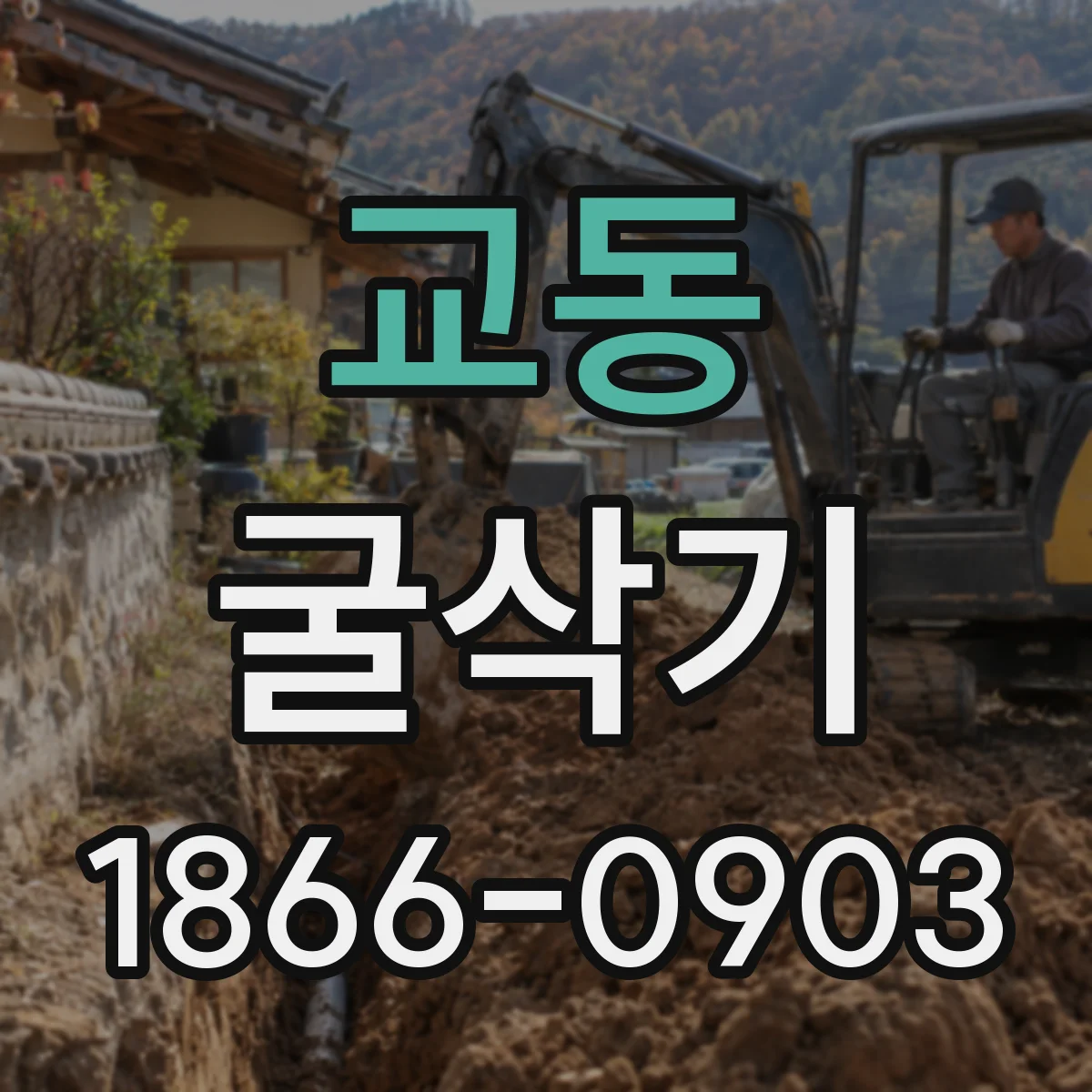 교동 굴삭기