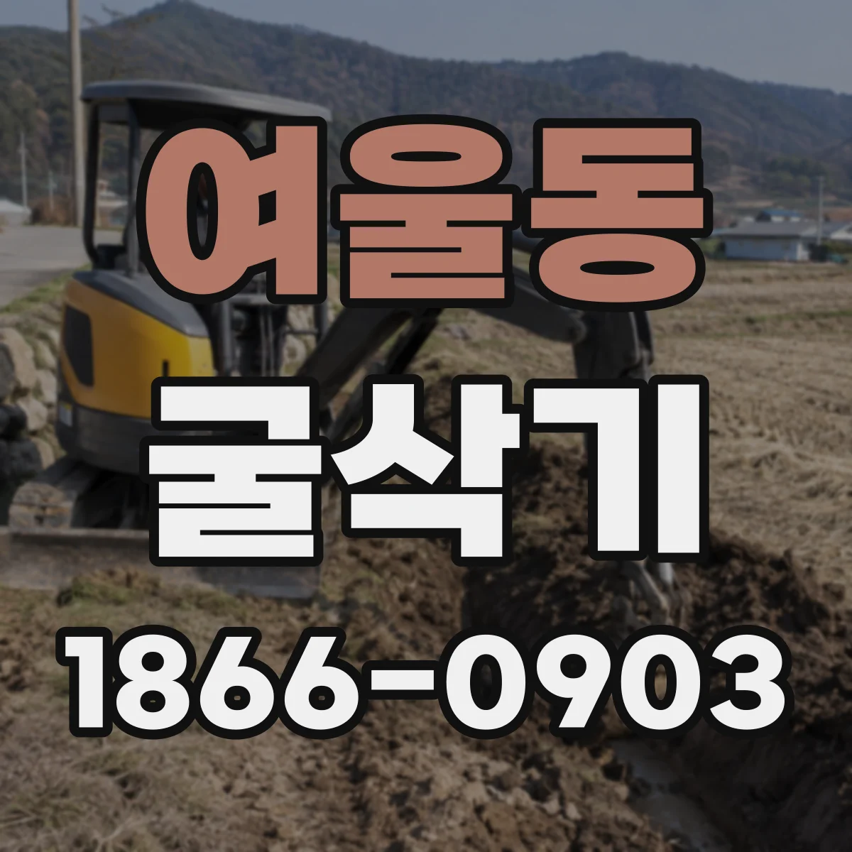 여울동 굴삭기