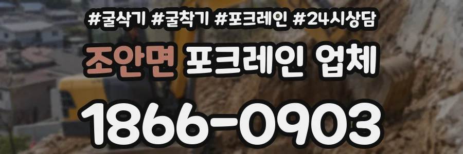 조안면 포크레인 업체