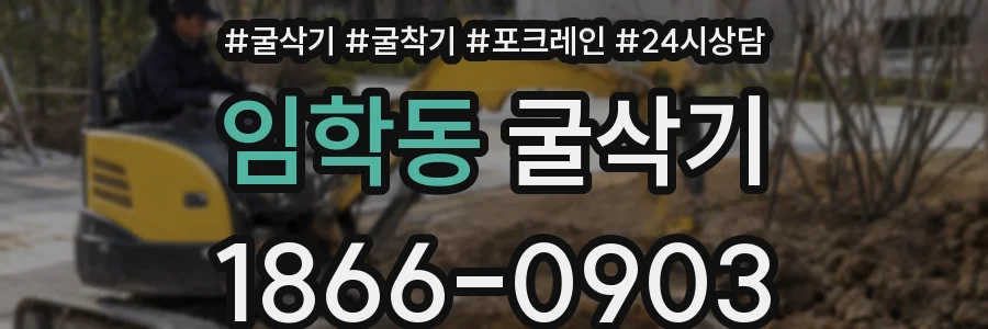 임학동 굴삭기