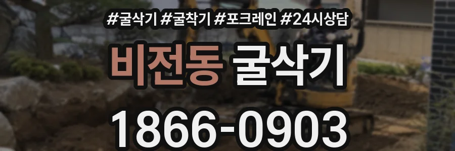비전동 굴삭기