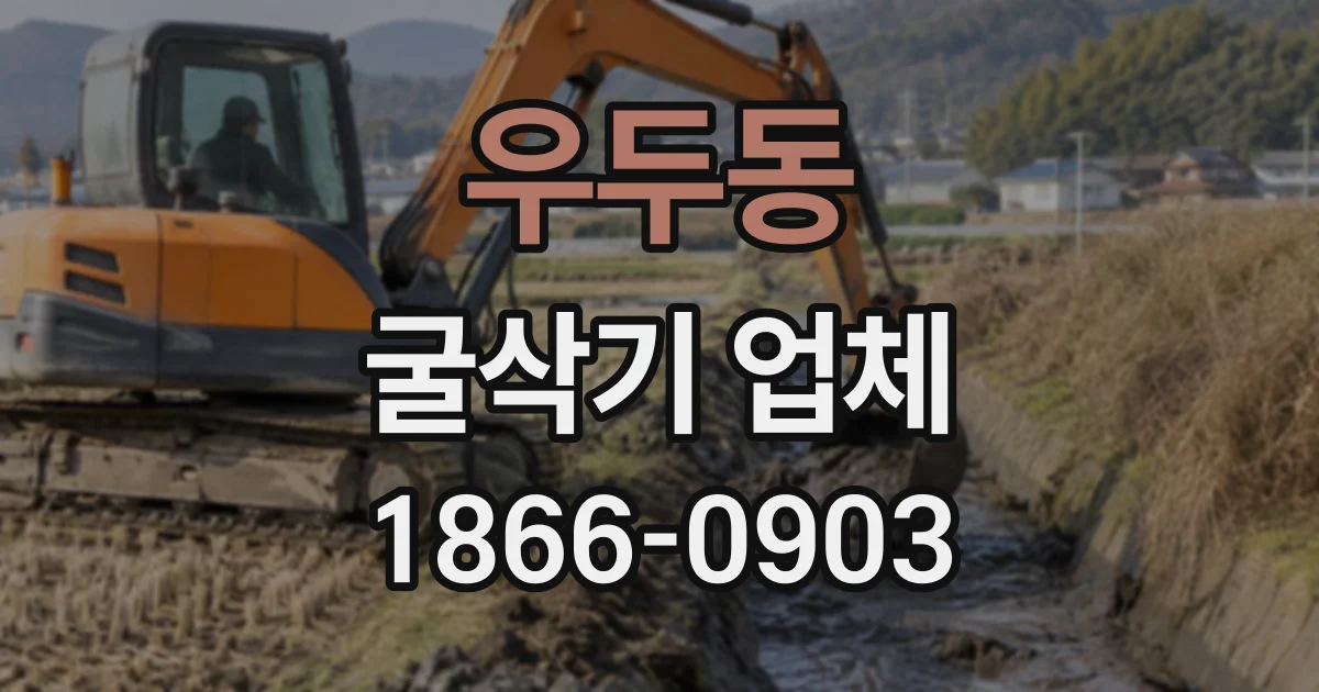 우두동 굴삭기업체
