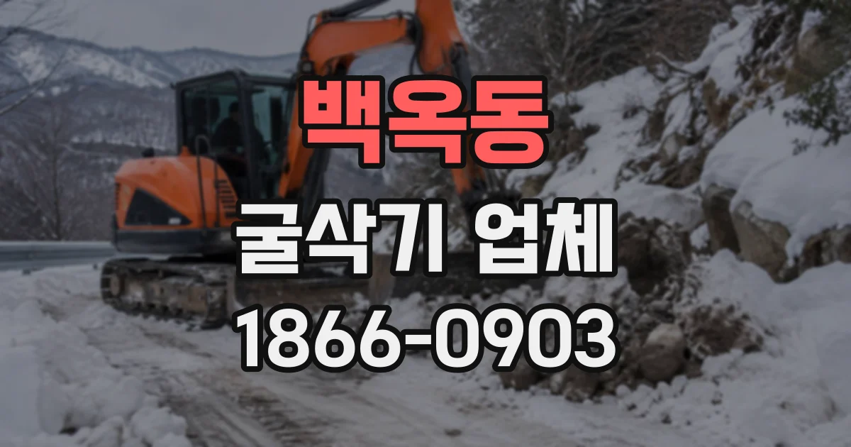 백옥동 굴삭기업체