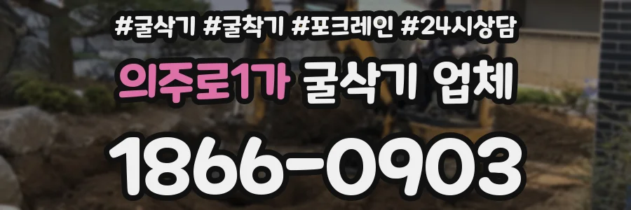 의주로1가 굴삭기 업체