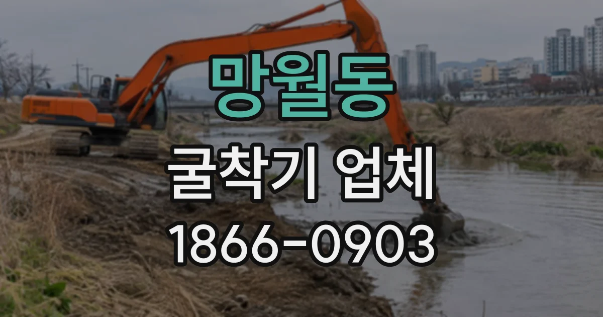 망월동 굴착기업체