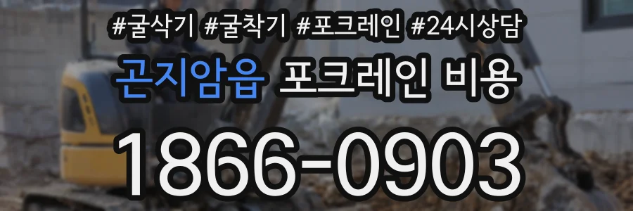 곤지암읍 포크레인 비용