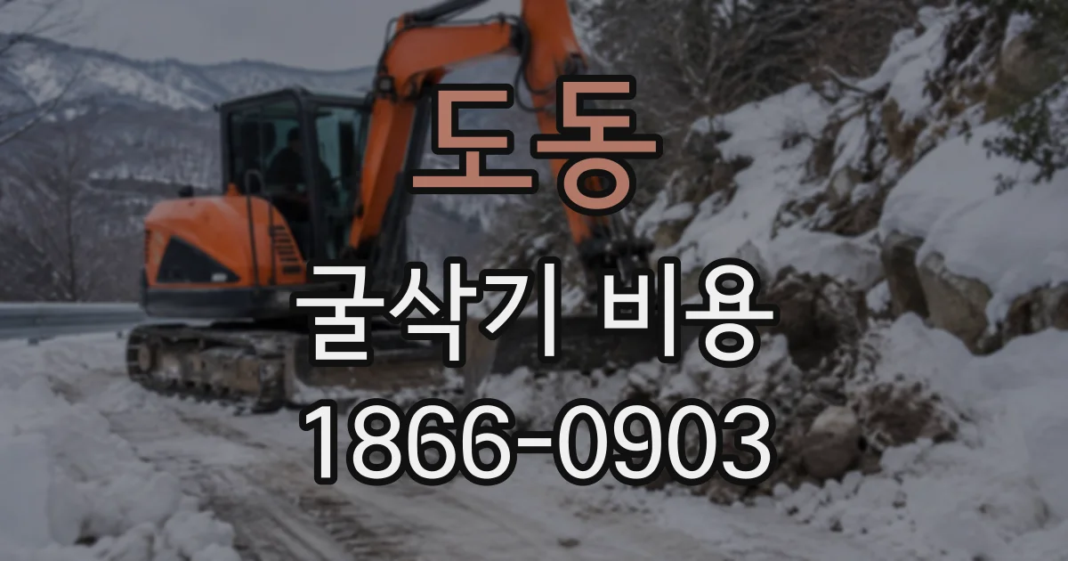 도동 굴삭기비용