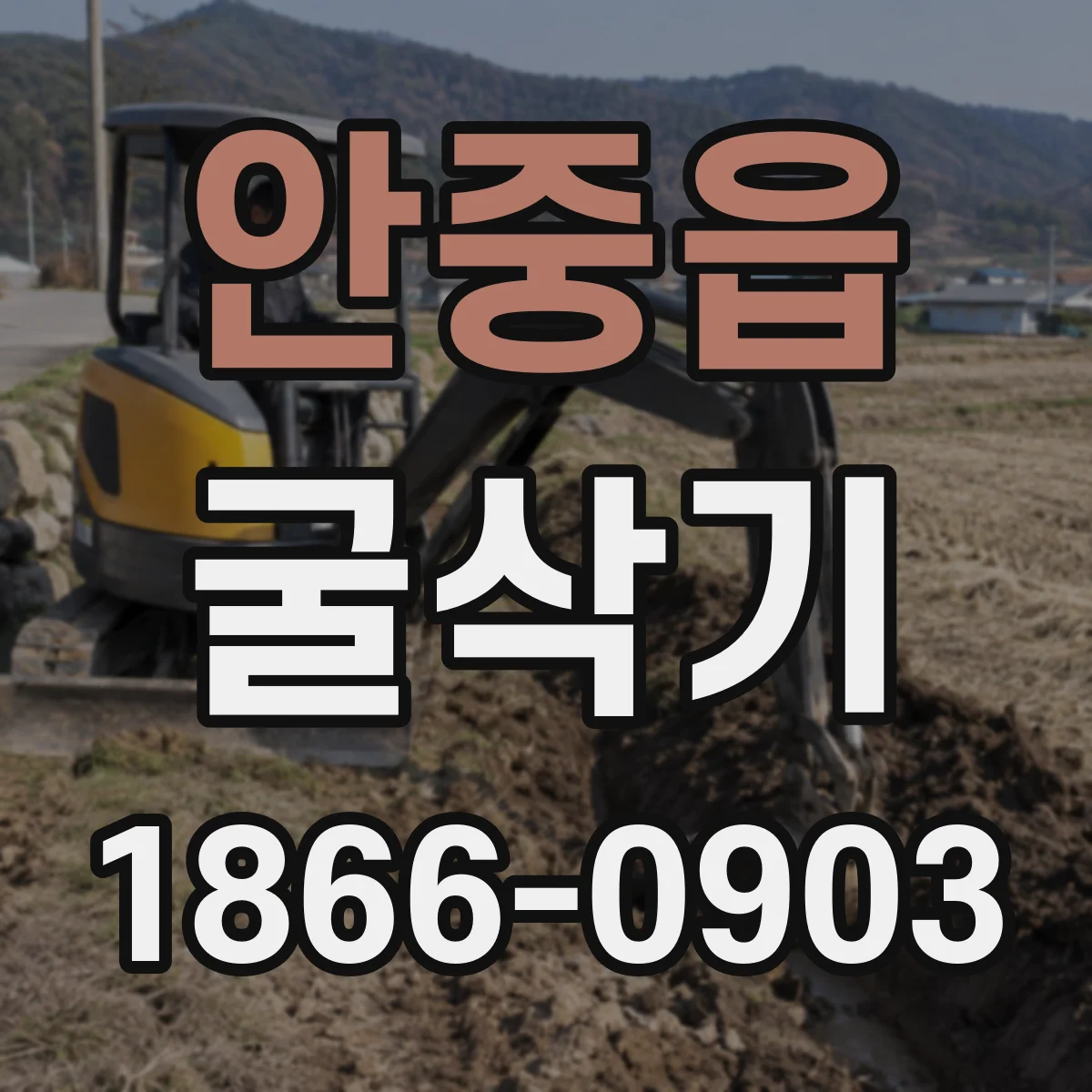 안중읍 굴삭기