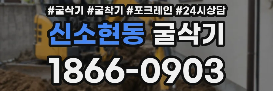 신소현동 굴삭기