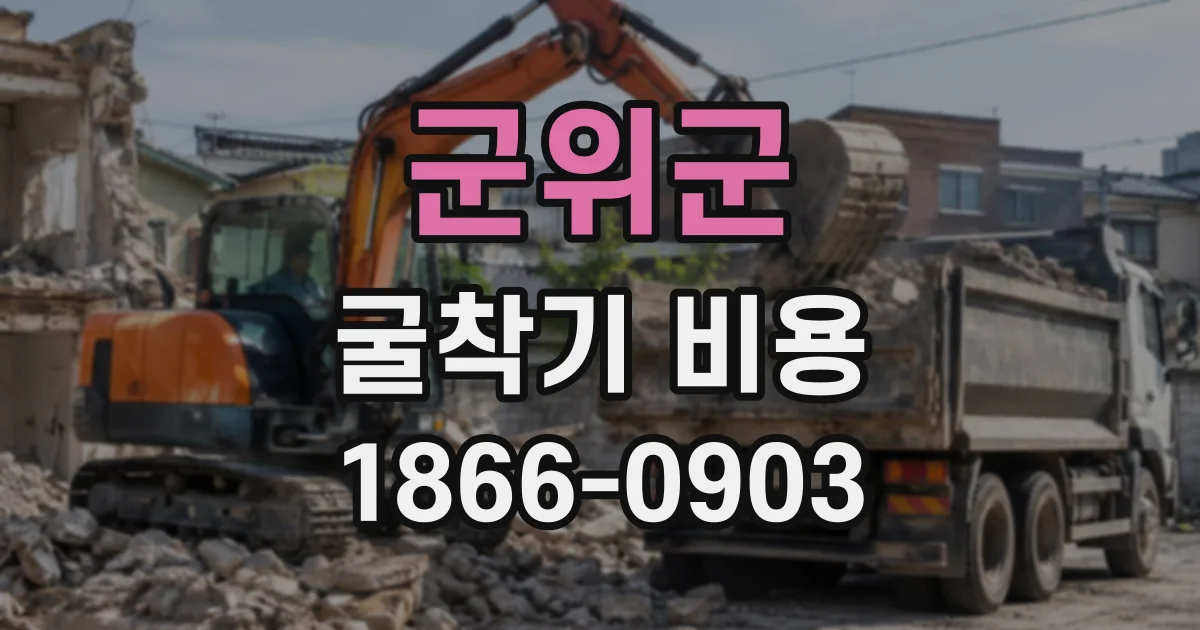 군위군 굴착기비용
