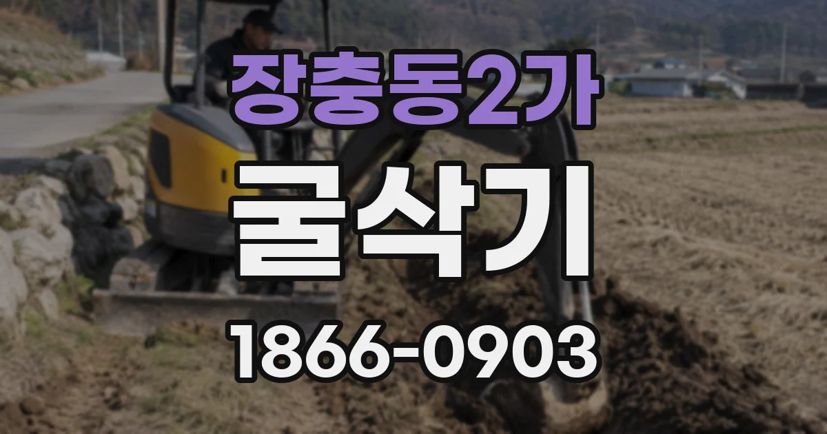 장충동2가 굴삭기