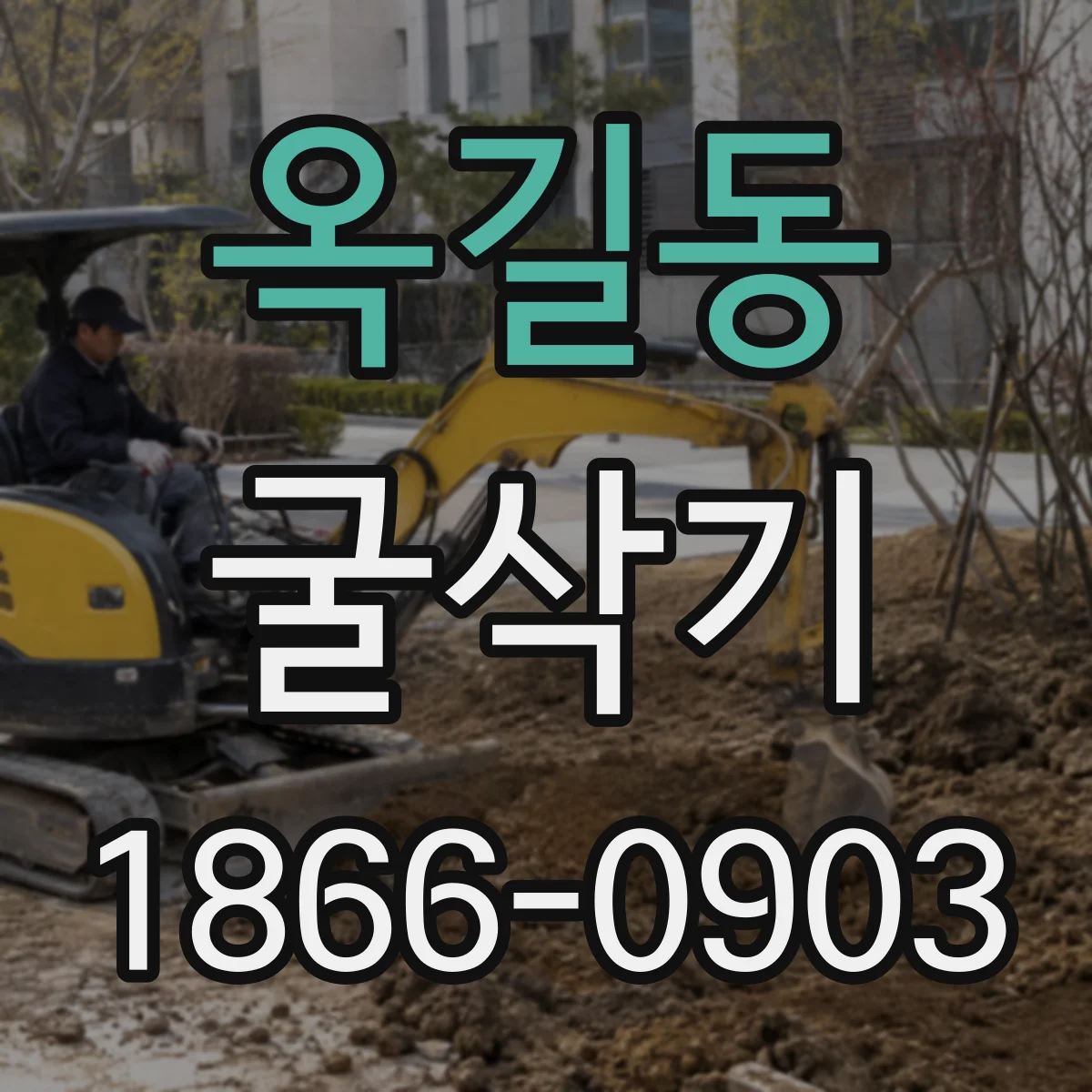 옥길동 굴삭기