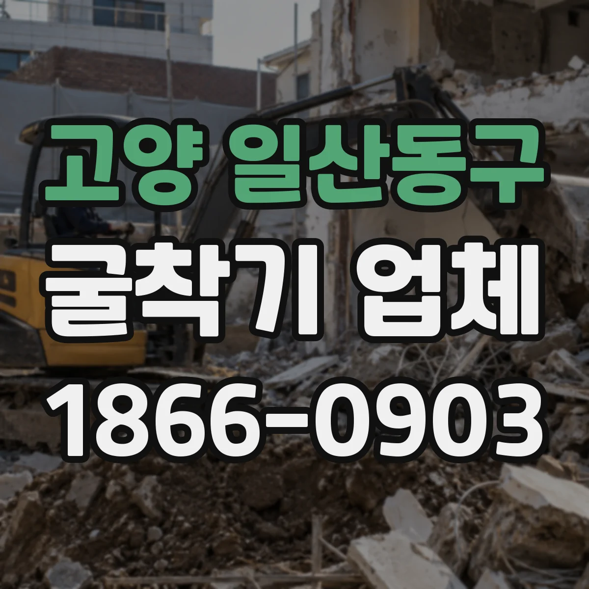 고양 일산동구 굴착기 업체