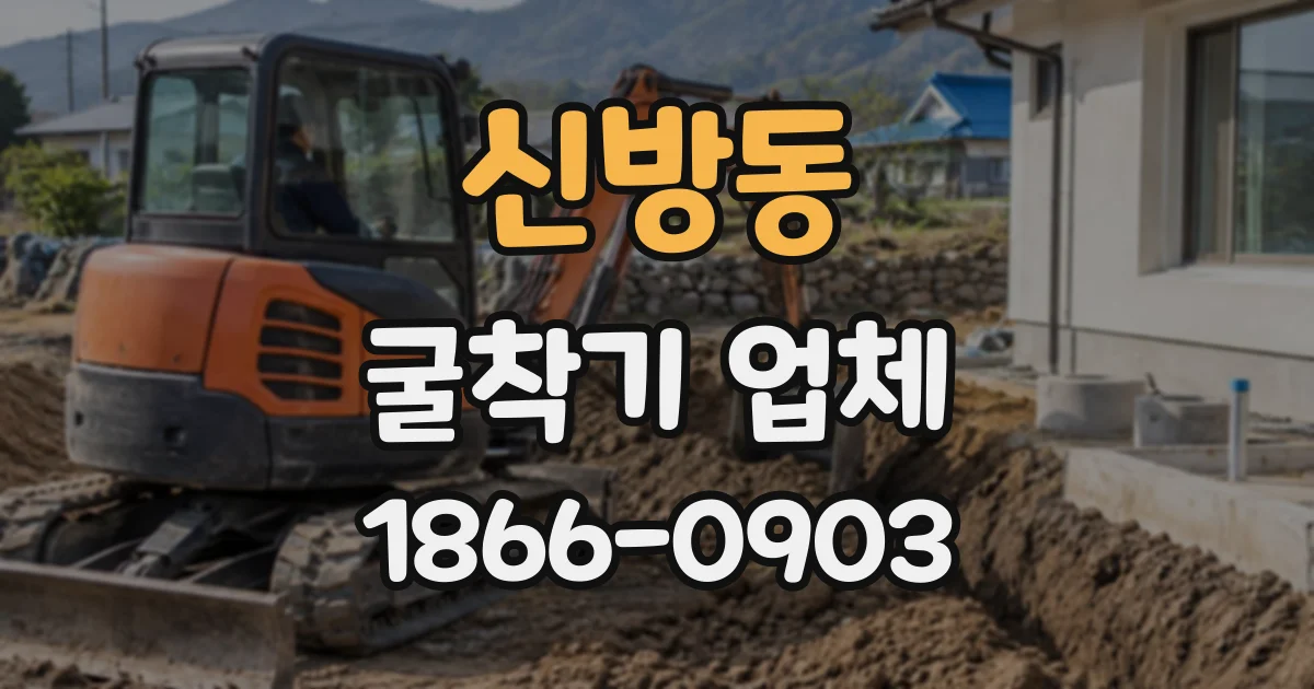 신방동 굴착기업체