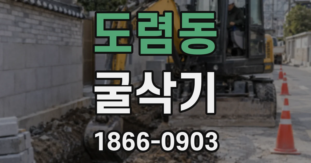 도렴동 굴삭기