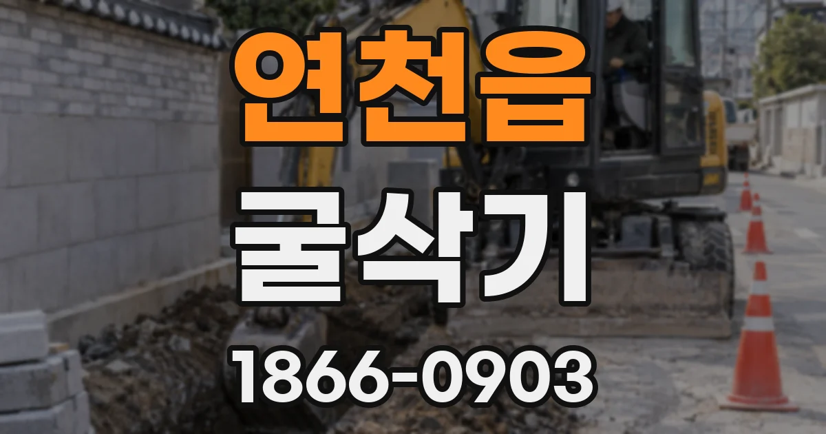 연천읍 굴삭기