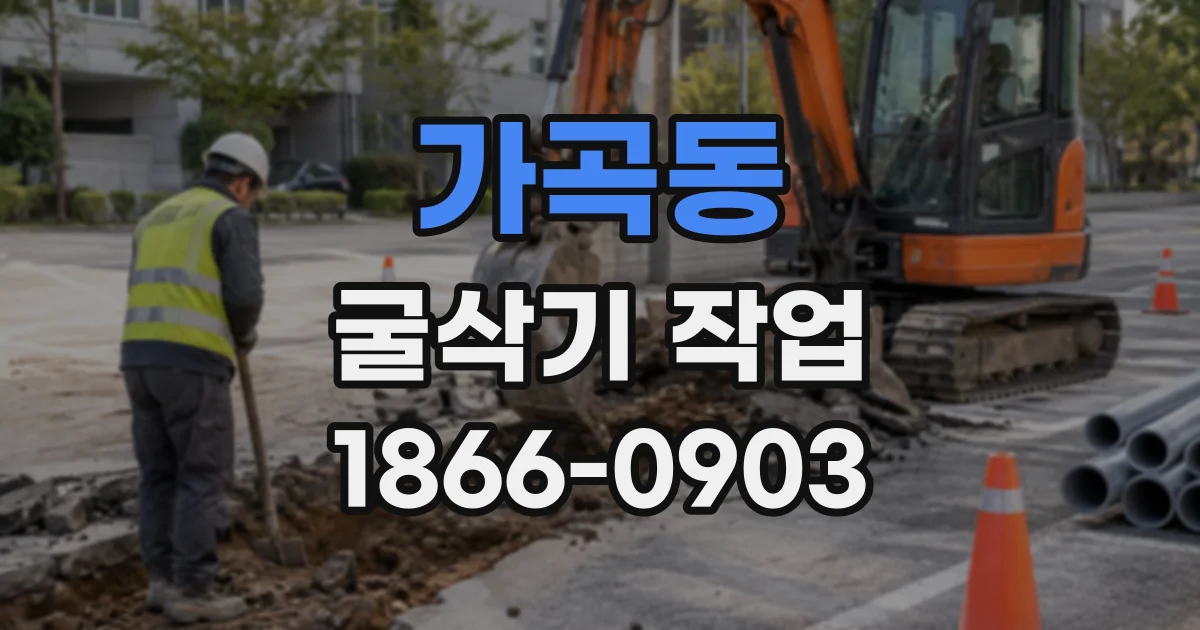 가곡동 굴삭기작업